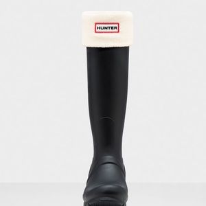 Hunter boot socks: cream